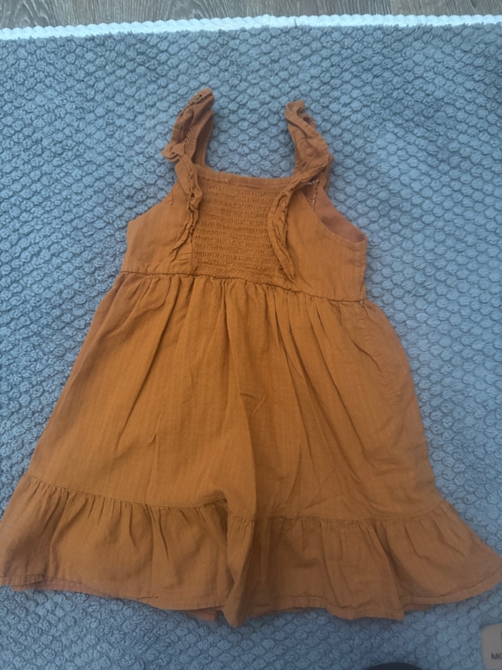 wonder nation Rust Lace-Front Ruffled Sundress - Picture 2 of 2